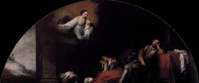 MURILLO, Bartolome Esteban Dream of Patrician John France oil painting art